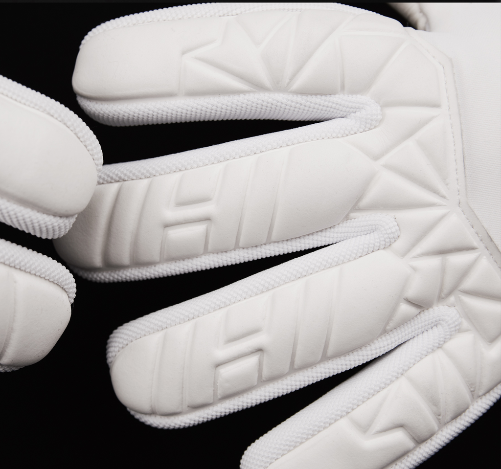 Cut #2 - Negative Cut - White Black-Goalkeeper-Gloves Close up