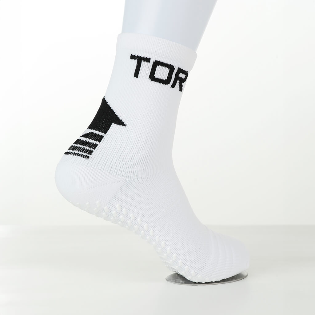 TOR x Zyphr Grip Socks Double White/Black