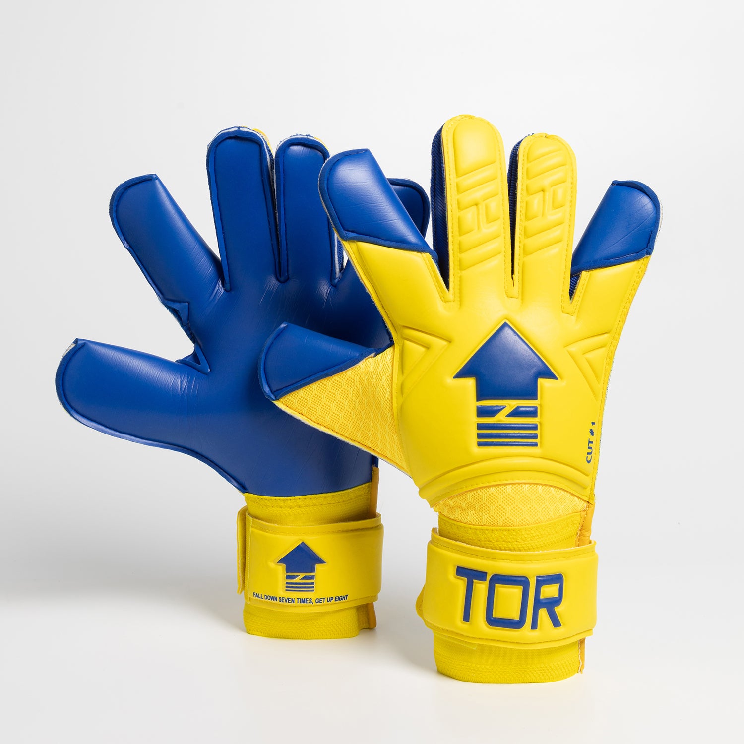 Cut #1 - Hybrid Cut (Flat Palm/Roll Finger) Yellow/Blue
