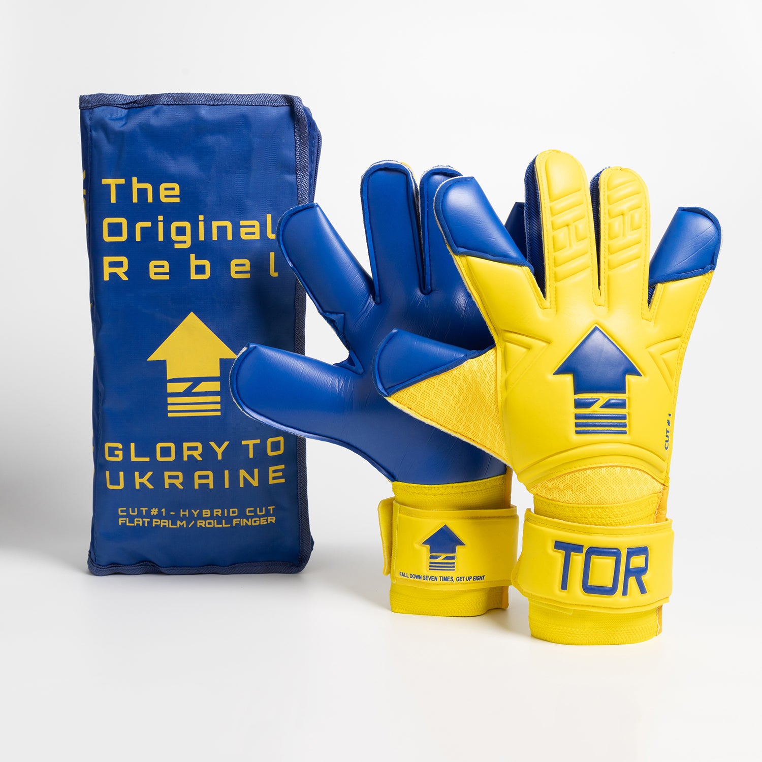 Cut #1 - Hybrid Cut (Flat Palm/Roll Finger) Yellow/Blue